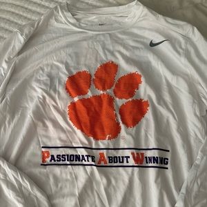 Clemson long sleeve dri fit Nike